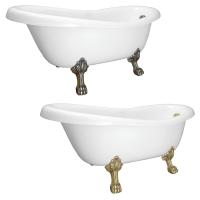 Badewanne Antik KERRA Freistehend EMPIRE 169x74 cm